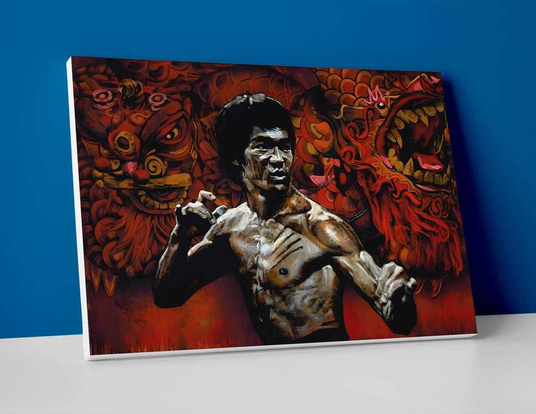 bruce lee painting