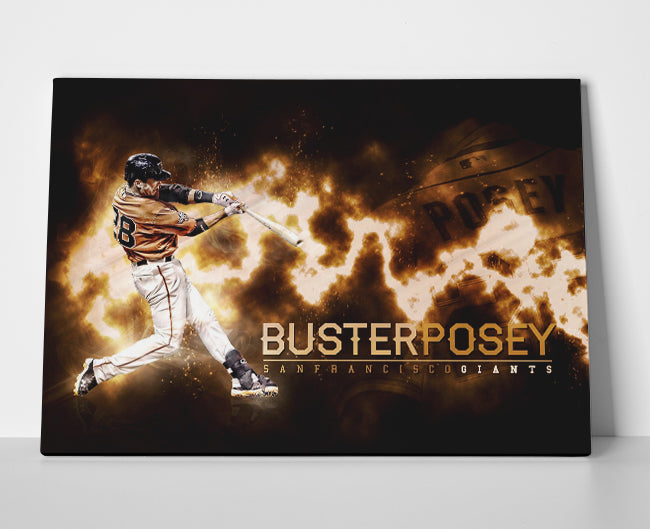 Buster Posey Poster or Wrapped Canvas - Player Season