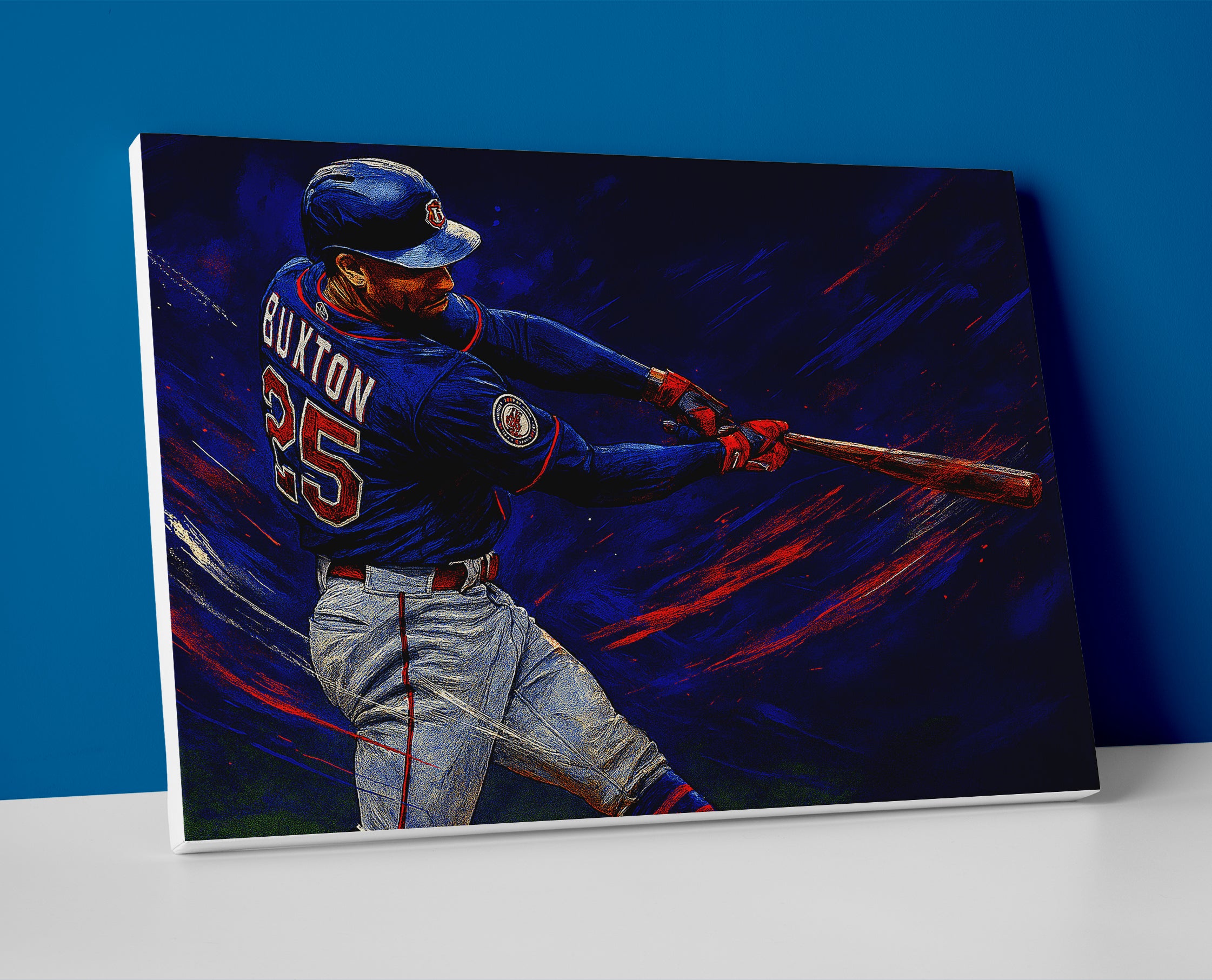 Byron Buxton Poster or Wrapped Canvas