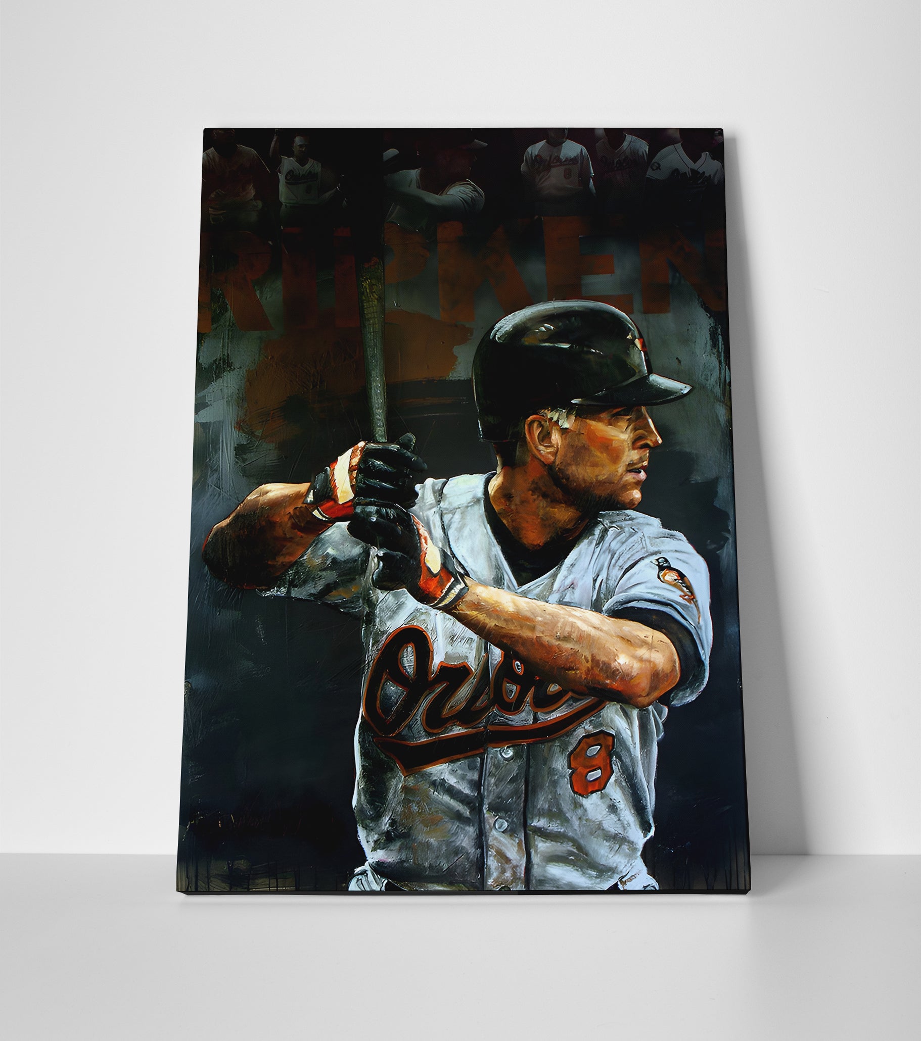 Cal Ripken Jr Painting Poster or Canvas Wall Art