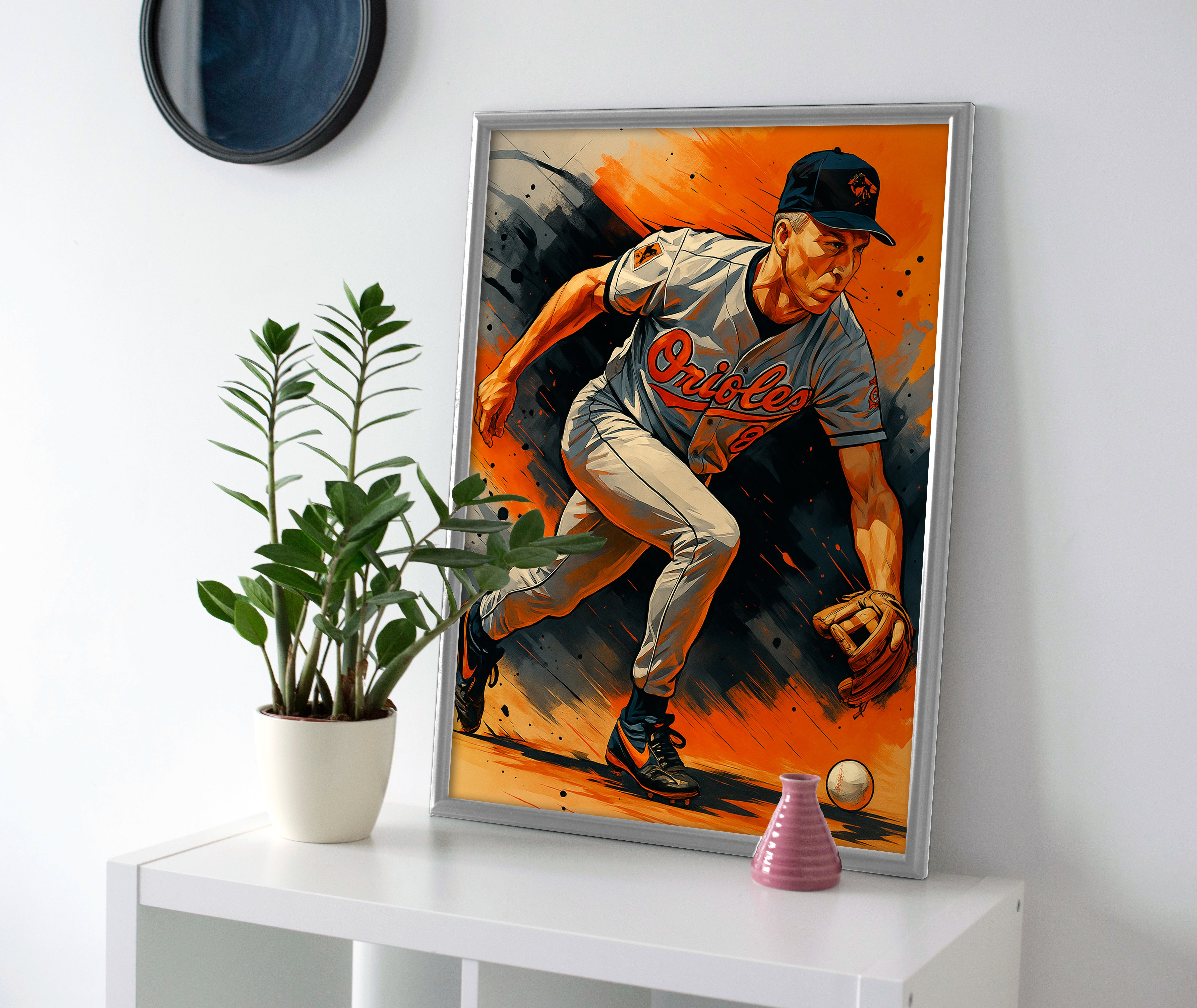 cal ripken jr poster canvas painting wall art print