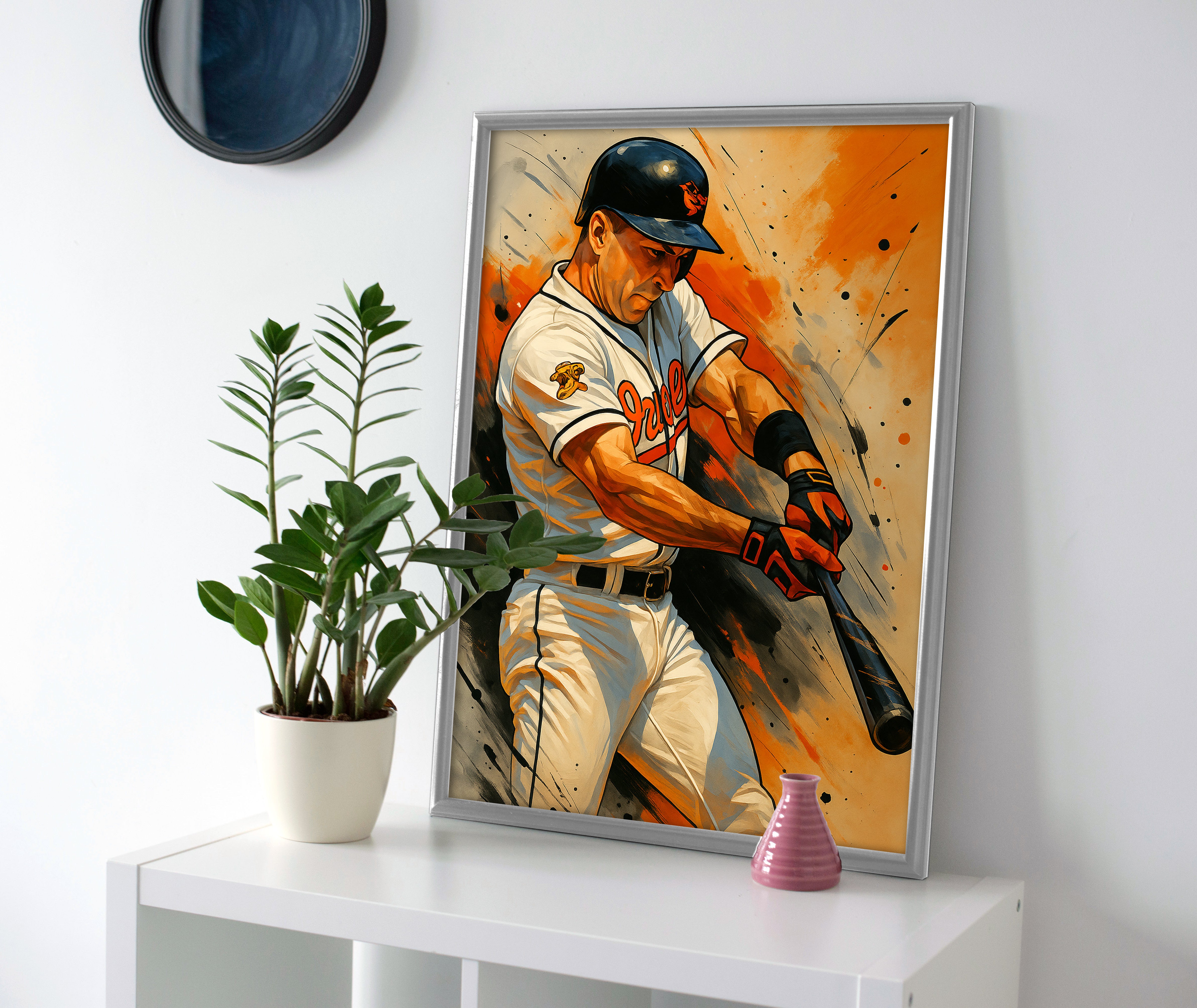 cal ripken jr poster canvas painting wall art print decor