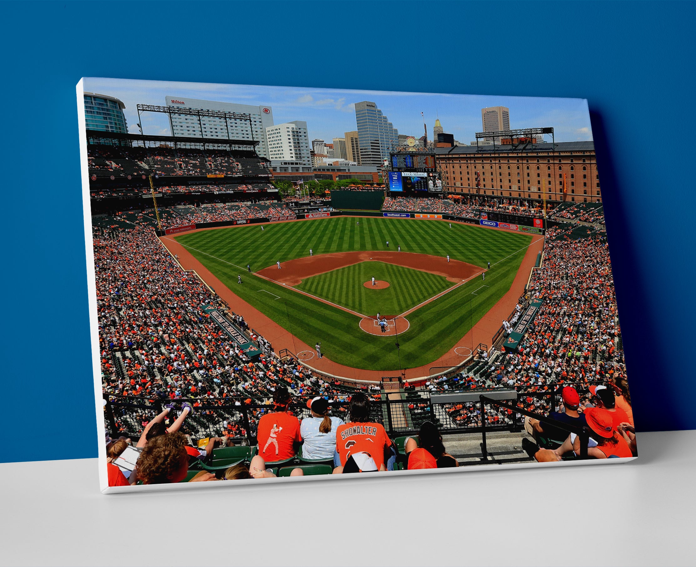 camden yards poster canvas wall art painting artwork baseball