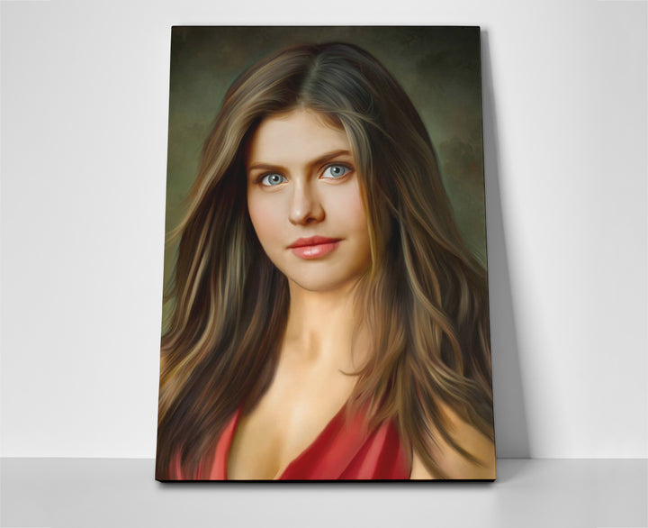 Alexandra Daddario Poster or Wrapped Canvas - Player Season