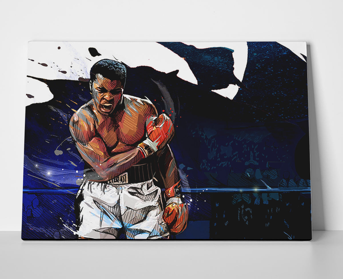 Muhammad Ali poster canvas