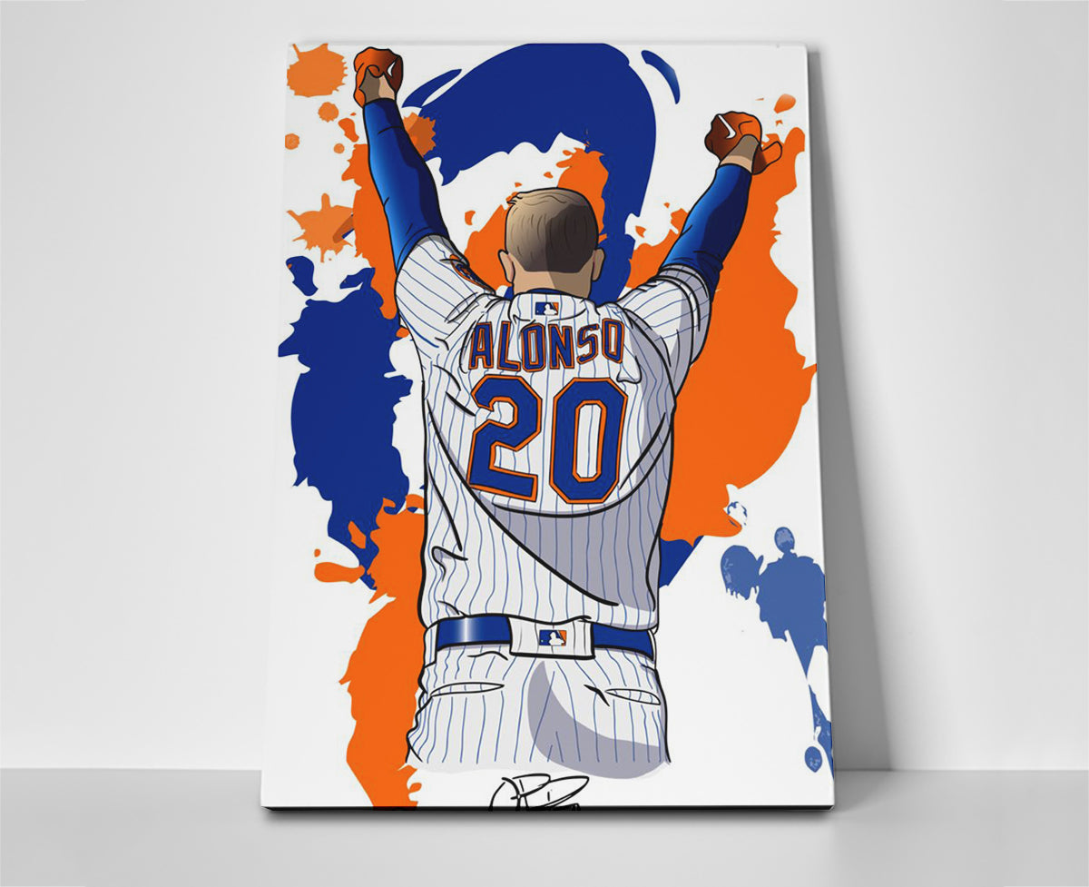 Pete Alonso Mets Poster canvas