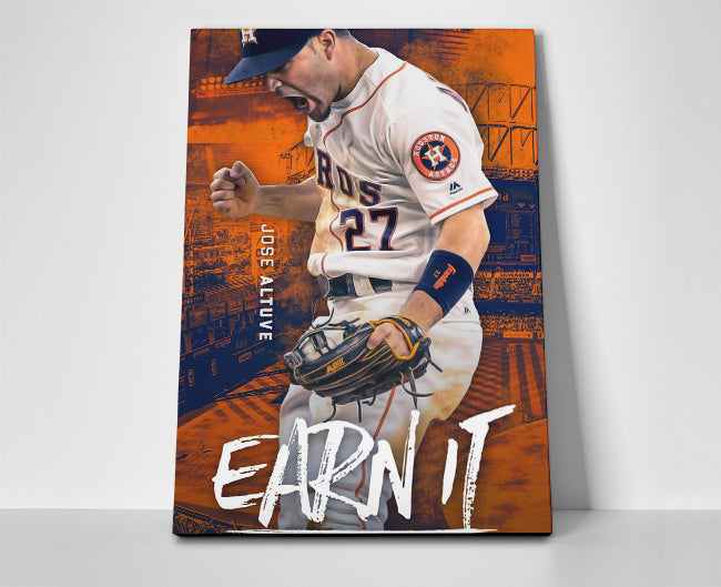 Jose Altuve Poster or Wrapped Canvas - Player Season