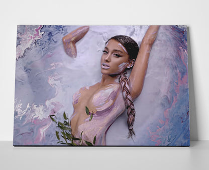 Ariana Grande Paint Poster or Wrapped Canvas - Player Season