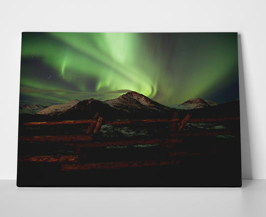 Aurora Borealis Northern Lights Poster or Wrapped Canvas