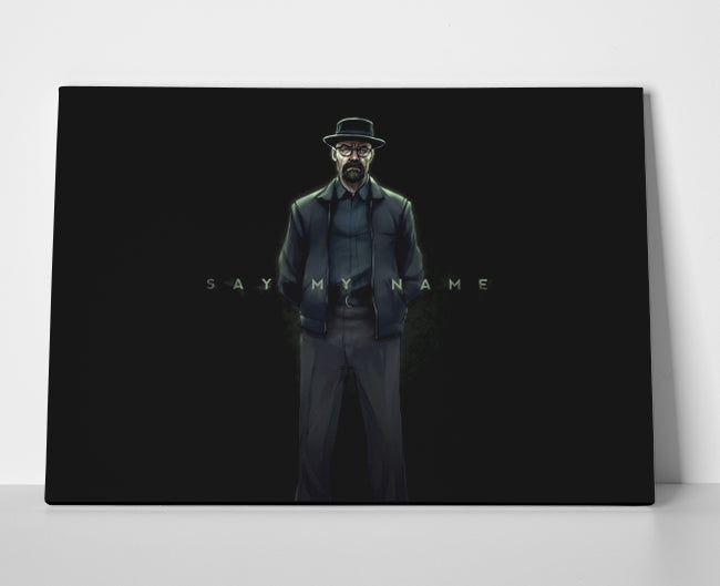 Walter White Say My Name Poster or Wrapped Canvas - Player Season