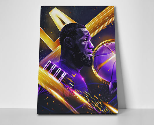 Lebron James poster canvas