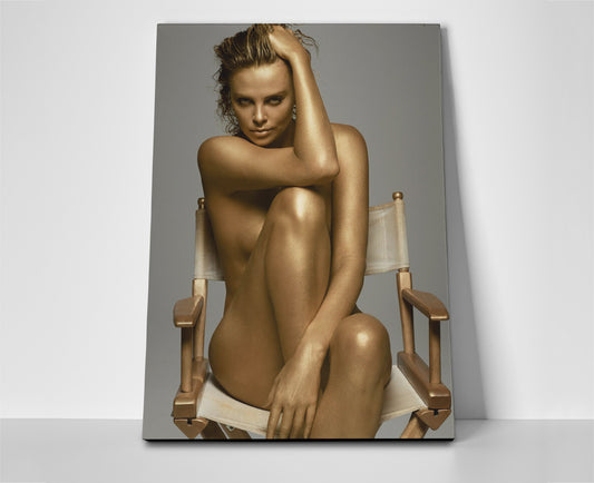 Charlize Theron Poster or Wrapped Canvas
