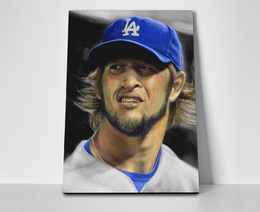Clayton Kershaw Poster or Wrapped Canvas - Player Season