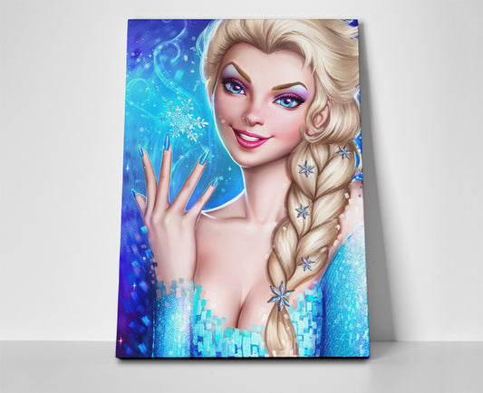 Elsa Frozen Movie Poster or Wrapped Canvas - Player Season