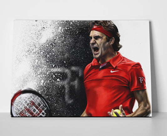 Roger Federer Poster or Wrapped Canvas - Player Season