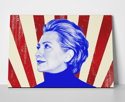 Hillary Clinton Poster or Wrapped Canvas - Player Season