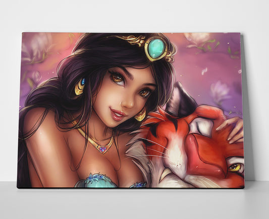 Princess Jasmine Movie Poster canvas