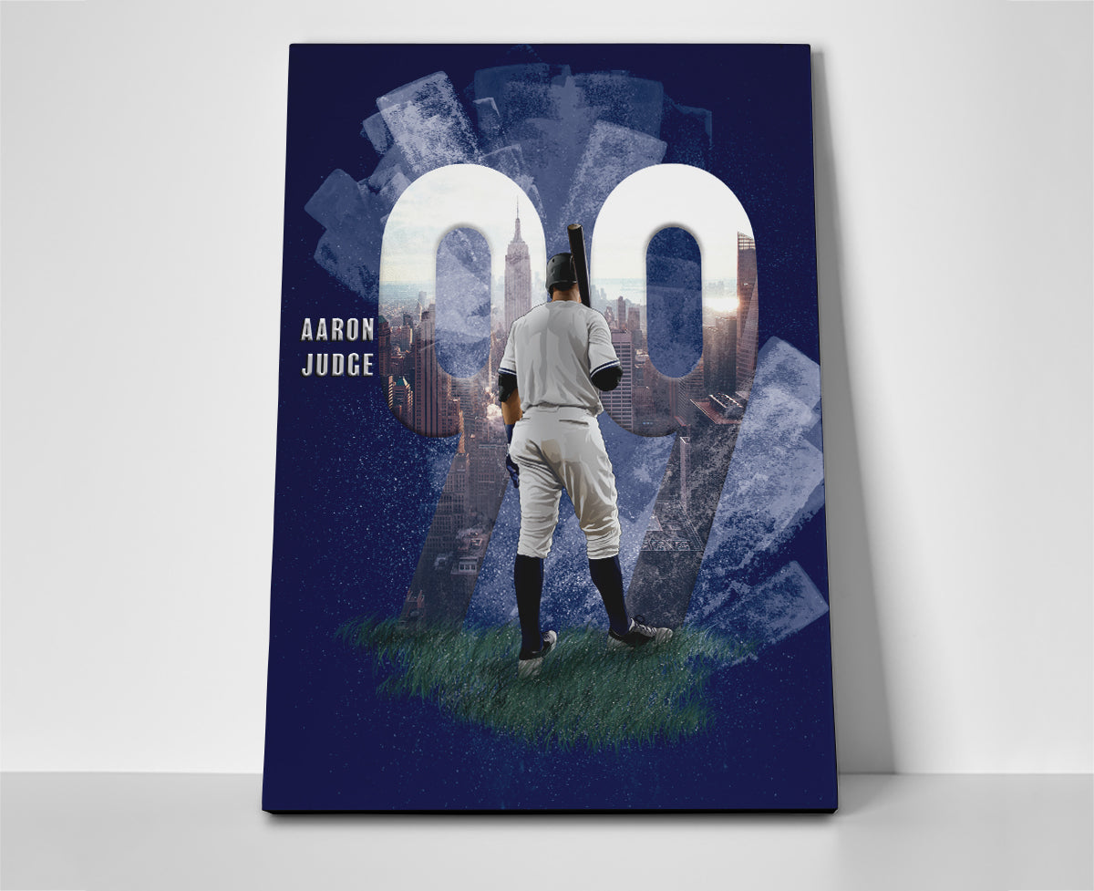 Aaron Judge NYC Poster or Wrapped Canvas - Player Season