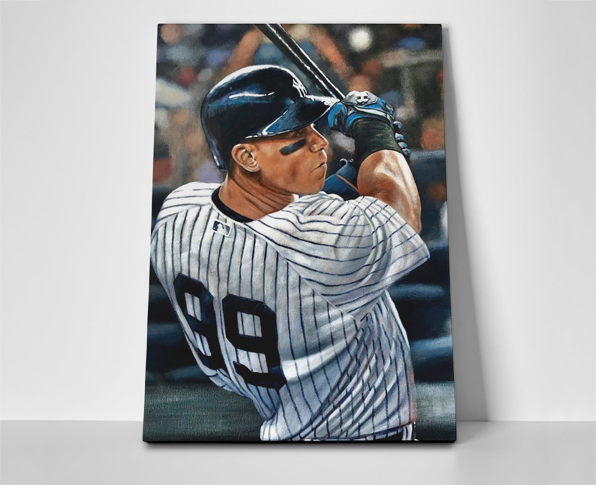 Aaron Judge Painting Poster or Wrapped Canvas - Player Season