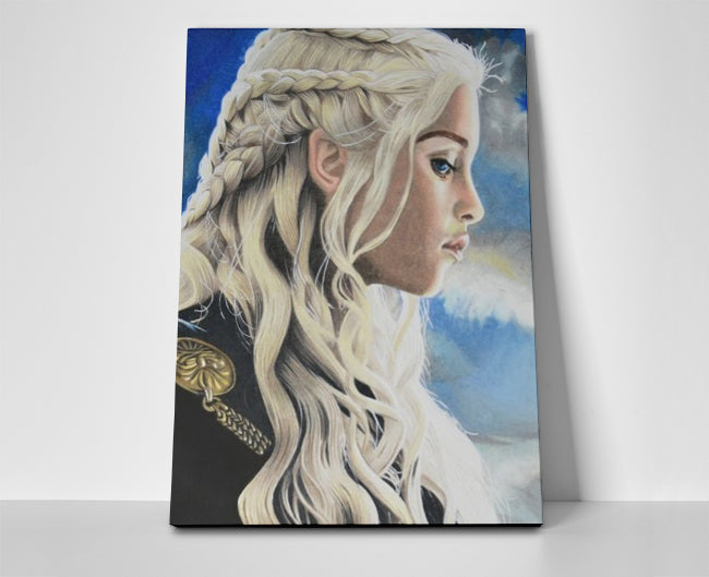 Khaleesi Blonde Poster or Wrapped Canvas - Player Season