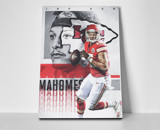 Patrick Mahomes poster canvas