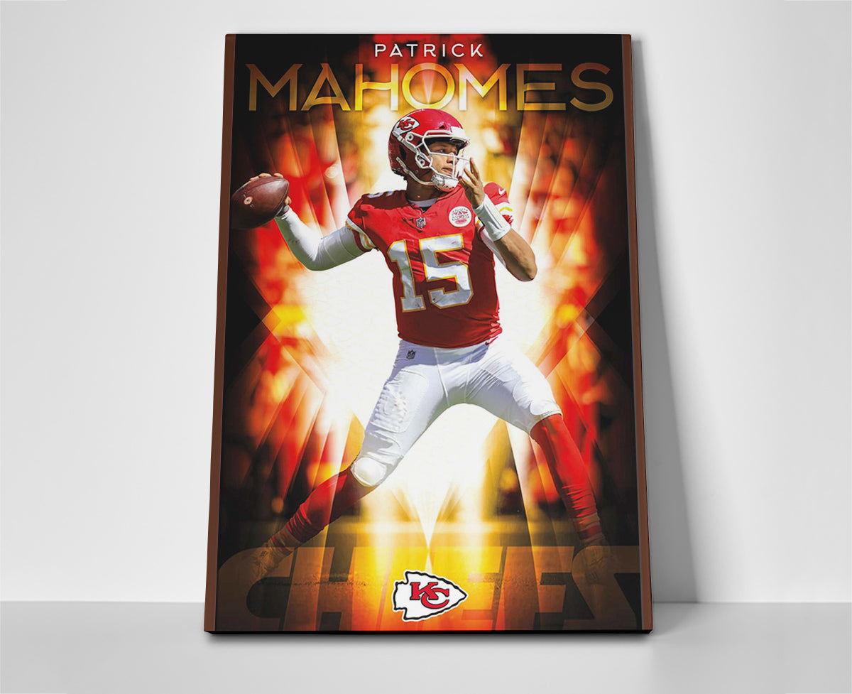 Patrick Mahomes poster canvas