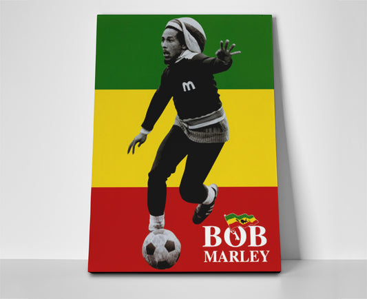 Bob Marley Soccer Poster or Wrapped Canvas - Player Season
