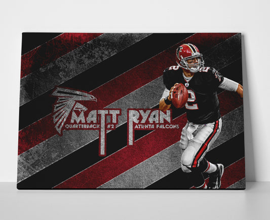 Matt Ryan Falcons Poster or Wrapped Canvas - Player Season