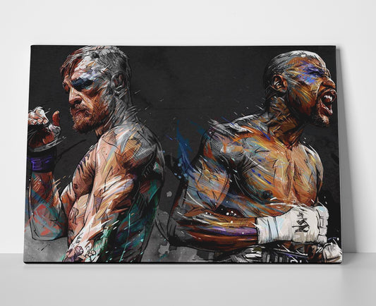 Conor McGregor Floyd Mayweather Poster or Wrapped Canvas - Player Season