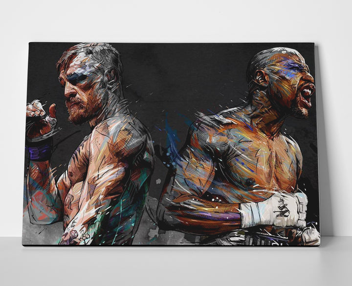 Conor McGregor Floyd Mayweather Poster or Wrapped Canvas - Player Season