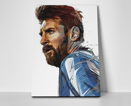 Lionel leo Messi poster canvas