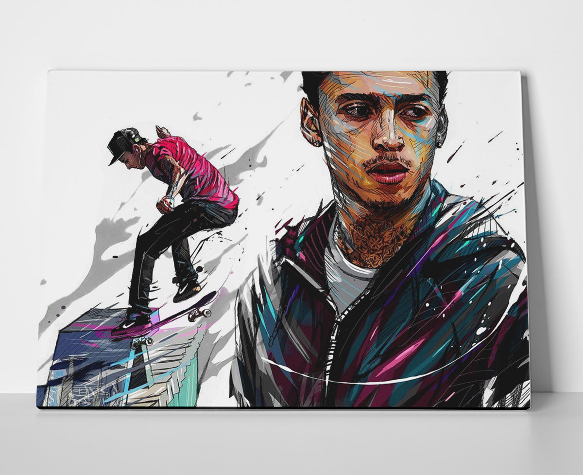 Nyjah Huston Poster or Wrapped Canvas - Player Season