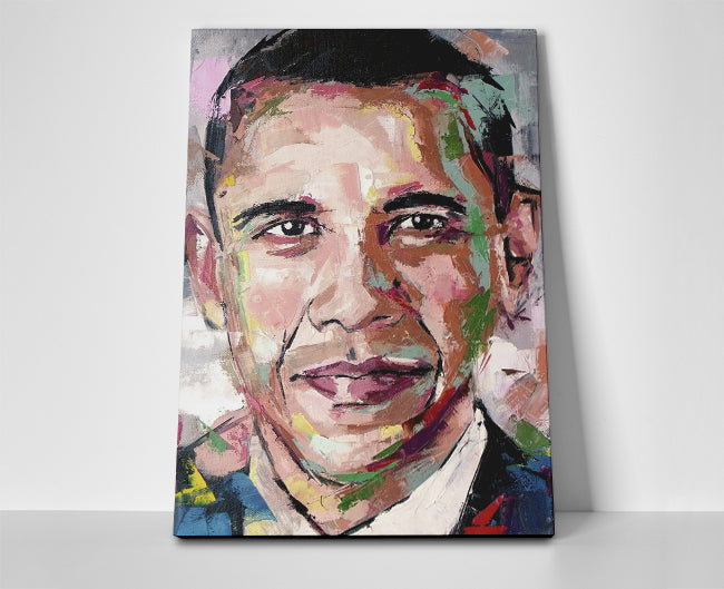 Barack Obama Painting Poster or Wrapped Canvas - Player Season