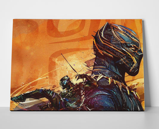 Black Panther Movie Poster or Wrapped Canvas - Player Season