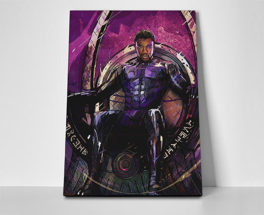 Black Panther Artwork Poster or Wrapped Canvas - Player Season