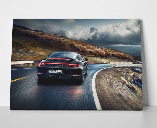 Porsche 911 Road Poster or Wrapped Canvas - Player Season