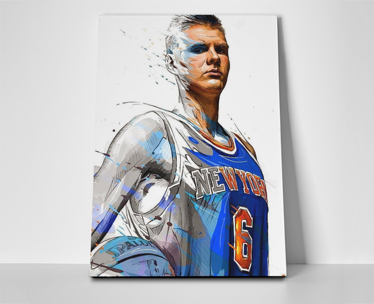 Kristaps Porzingis Poster or Wrapped Canvas - Player Season