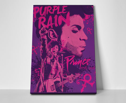 Prince Purple Rain Poster or Wrapped Canvas - Player Season