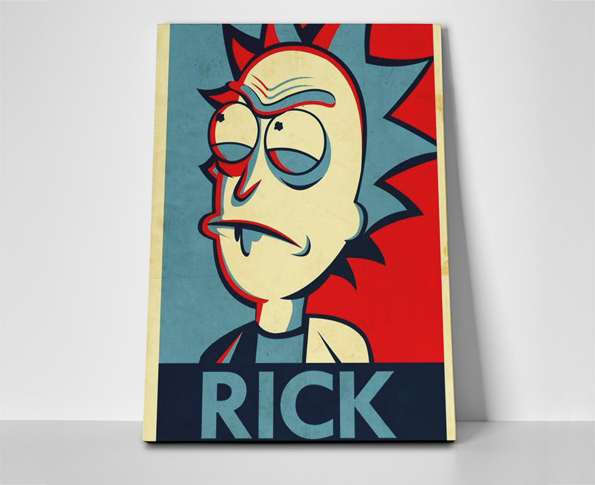 Rick and Morty Poster canvas