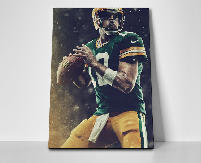 Aaron Rodgers Poster or Wrapped Canvas - Player Season