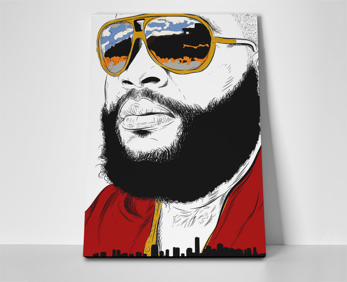 Rick Ross Poster canvas