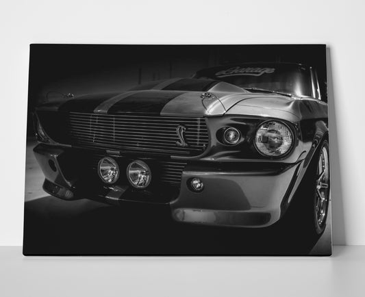 Black Shelby Cobra Poster or Wrapped Canvas