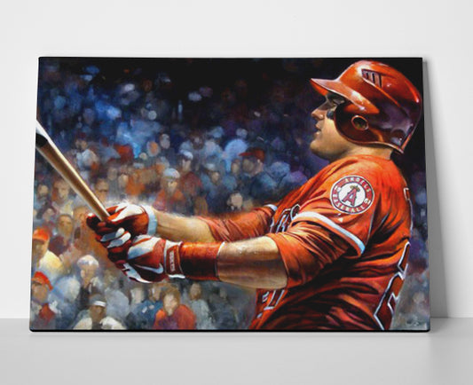 Mike Trout poster canvas