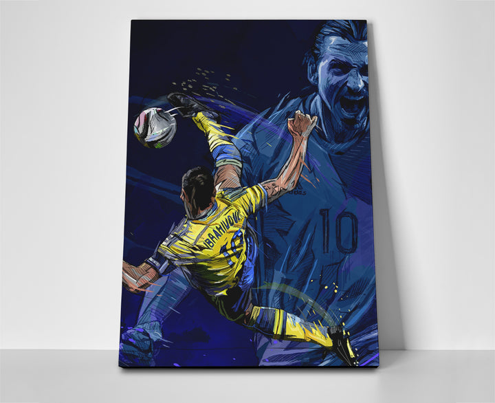 Zlatan Ibrahimovic Poster canvas