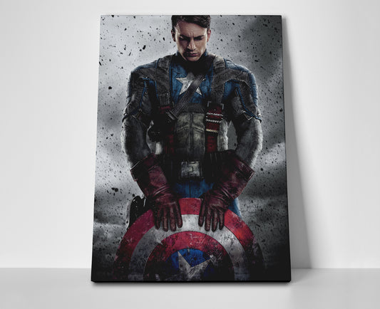 Captain America Poster or Wrapped Canvas