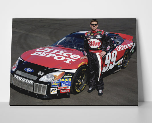 Carl Edwards Nascar Poster or Wrapped Canvas