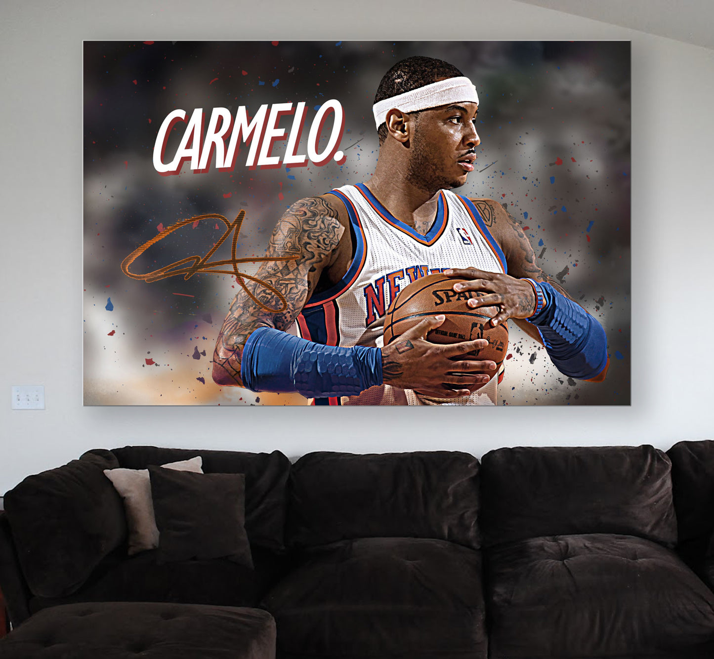 Carmelo Anthony Poster or Wrapped Canvas