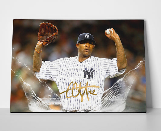 CC Sabathia Poster or Wrapped Canvas