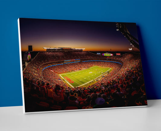 kansas city chiefs stadium poster canvas wall art painting artwork football