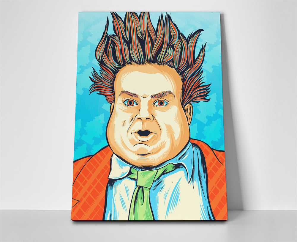 chris farley poster canvas painting wall art artwork matt foley van down by the river